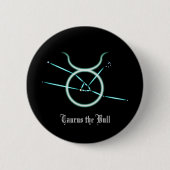 Zodiac Constellation Taurus Button (Voorkant)
