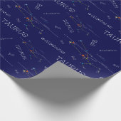 Zodiac Constellation Taurus Cadeaupapier (Hoek)