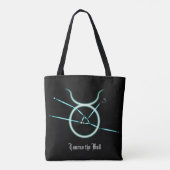 Zodiac Constellation Taurus Canvas tas (Achterkant)