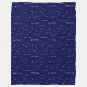 Zodiac Constellation Taurus Fleece Deken