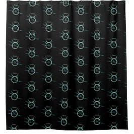 Zodiac Constellation Taurus Shower Curtain Douchegordijn