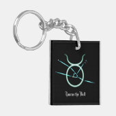 Zodiac Constellation Taurus Sleutelhanger (Voorkant Links)