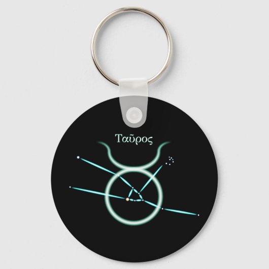 Zodiac Constellation Taurus Sleutelhanger (Voorkant)