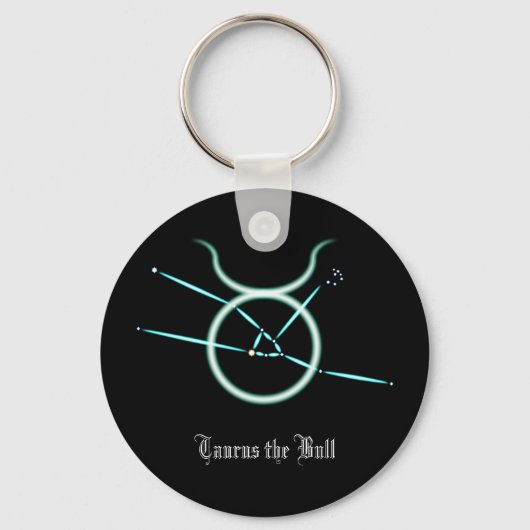 Zodiac Constellation Taurus Sleutelhanger (Voorkant)