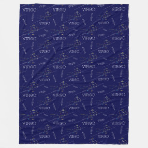 Zodiac Constellation Virgo Fleece Deken