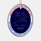 Zodiac Constellation Virgo Keramisch Ornament (Rechts)