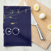 Zodiac Constellation Virgo keukenhanddoek (Quarter Fold)