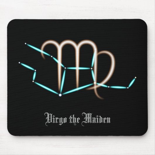 Zodiac Constellation Virgo Muismat (Voorkant)
