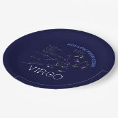 Zodiac Constellation Virgo Papieren Bordje (Gekanteld)