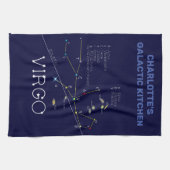 Zodiac Constellation Virgo Serviette de cuisine (Horizontal)