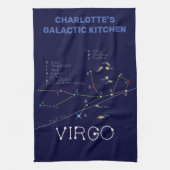 Zodiac Constellation Virgo Serviette de cuisine (Vertical)