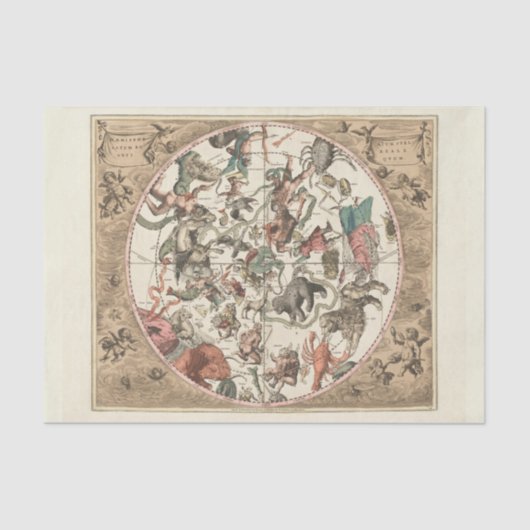 Zodiac Constellations 23 Weefselpapier Tissuepapier (Voorkant)