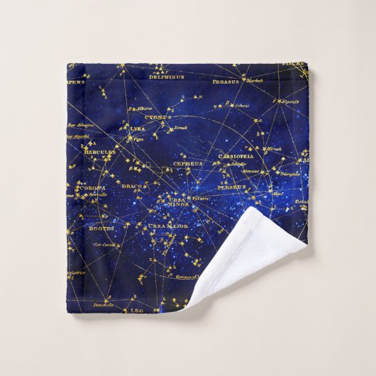 Zodiac Constellations Galaxy (Gant de toilette)