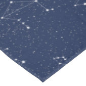 Zodiac Constellations met een donkerblauwe Starry Tafelkleed (Gekanteld)