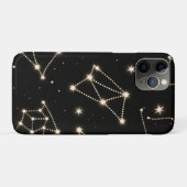 Zodiac Constellations Patroon iPhone case (Achterkant (horizontaal))