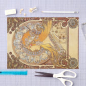 Zodiac door Alphonse Mucha Tissue Paper Tissuepapier (Craft)