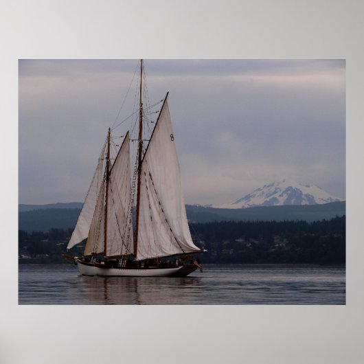 Zodiac en Mt Baker Poster (Voorkant)