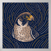 Zodiac Falcon Animal Print | Falcon Print (Voorkant)