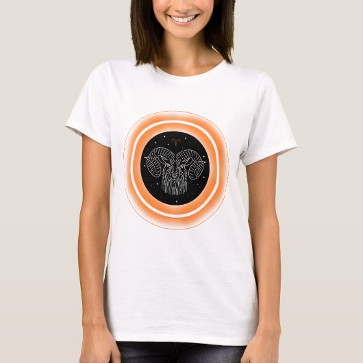 Zodiac Fire Element Ram T-shirt (Voorkant)