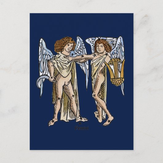 Zodiac: Gemini, 1482 Briefkaart (Voorkant)