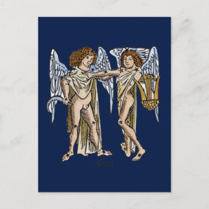 Zodiac: Gemini, 1482 Briefkaart