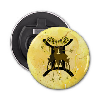 Zodiac Gemini Bottle Opener