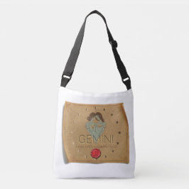 Zodiac - Gemini - Cross Body Tote Bag