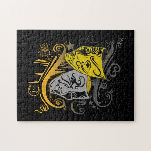 Zodiac - Gemini Legpuzzel (Horizontaal)