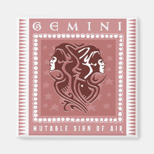 Zodiac Gemini Magneet