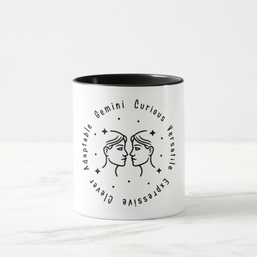 Zodiac Gemini Mug (Centre)