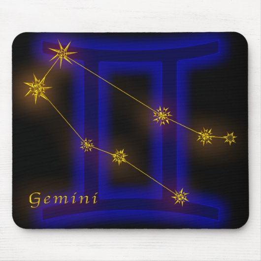 Zodiac - Gemini Muismat (Voorkant)