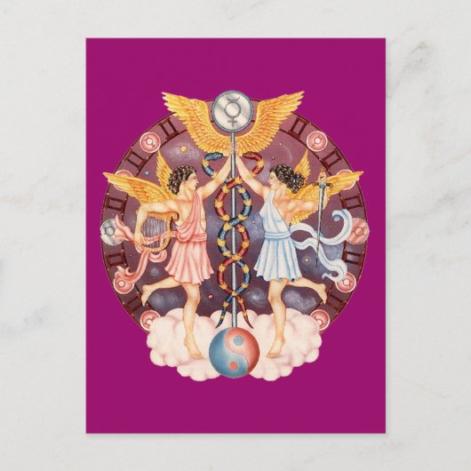 Zodiac Gemini - Pas het aan! Briefkaart (Voorkant)