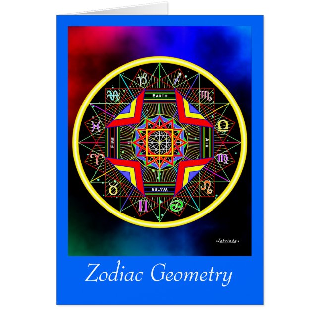 Zodiac Geometry Kaart (Voorkant)