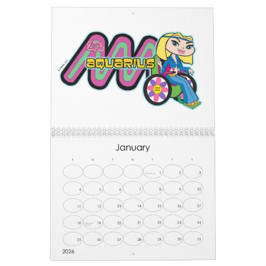 Zodiac Girlz 2009 Calendar Kalender (Jan 2026)