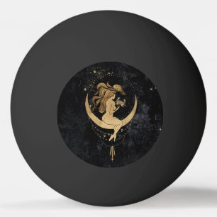 Zodiac Goddess   Cosmic Gold Cancer Astrologie Pingpongballen