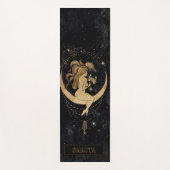 Zodiac Goddess | Cosmic Gold Cancer Astrologie Yogamat (Voorkant)