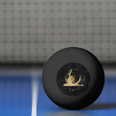 Zodiac Goddess | Kosmische gouden Boogschutter Ast Pingpongballen (Net)