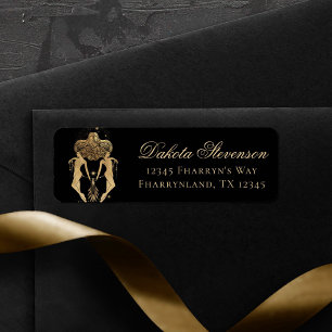 Zodiac Goddess Kosmische gouden Tweelingen Astro Etiket