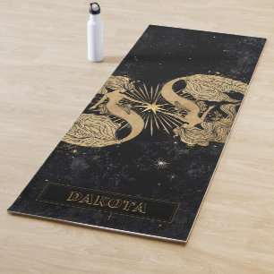 Zodiac Goddess   Kosmische gouden Vissen Astrologi Yogamat