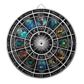 Zodiac Horoscoop Dart Board - Met 12 Zodiacs Dartbord (Voorkant)