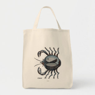 Zodiac: Kanker in kleur Tote Bag