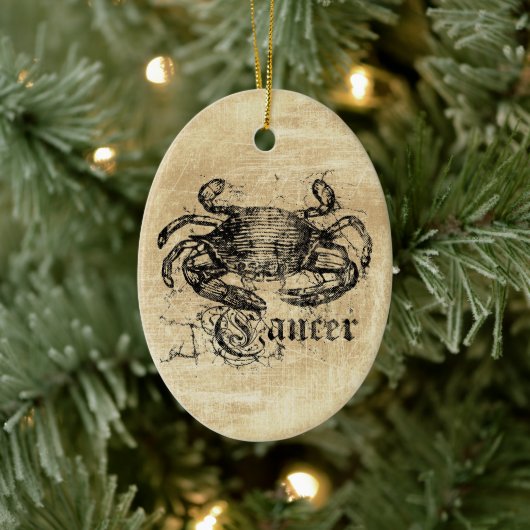  zodiac-kanker keramisch ornament (Boom)