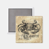 zodiac-kanker magneet (Voorkant / Achterkant)