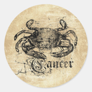zodiac-kanker ronde sticker
