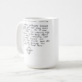 Zodiac Killer Koffiemok (Voorkant links)