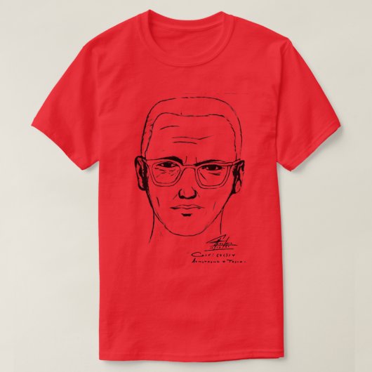 Zodiac Killer-Mok shot T-shirt (Design voorkant)