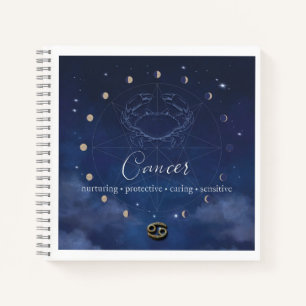 Zodiac - Kreeft - Dagboek Notitieboek