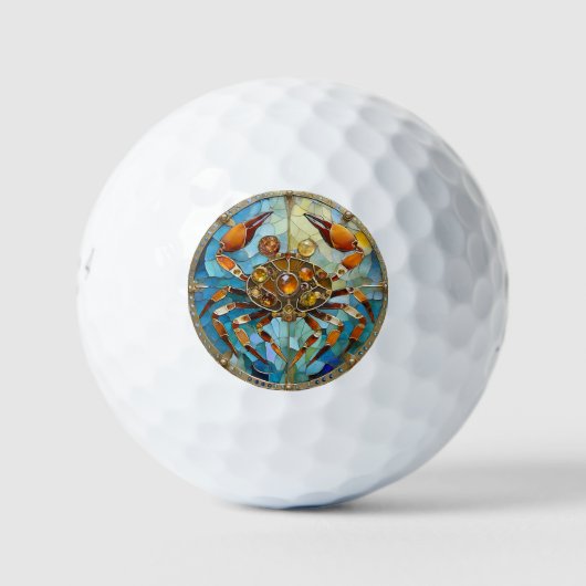 Zodiac - Kreeft De Krab Golfballen (Voorkant)