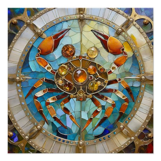 Zodiac - Kreeft De Krab Perfect Poster (Voorkant)