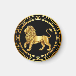 Zodiac Leeuw Embleem Magneet